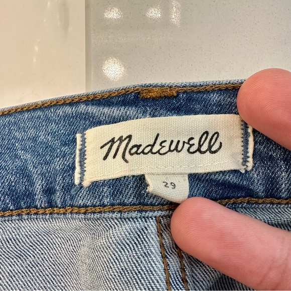 Women’s Madewell Denim Shorts “The Perfect Vintage Short” Indigo Wash Size 29 - Picture 5 of 6